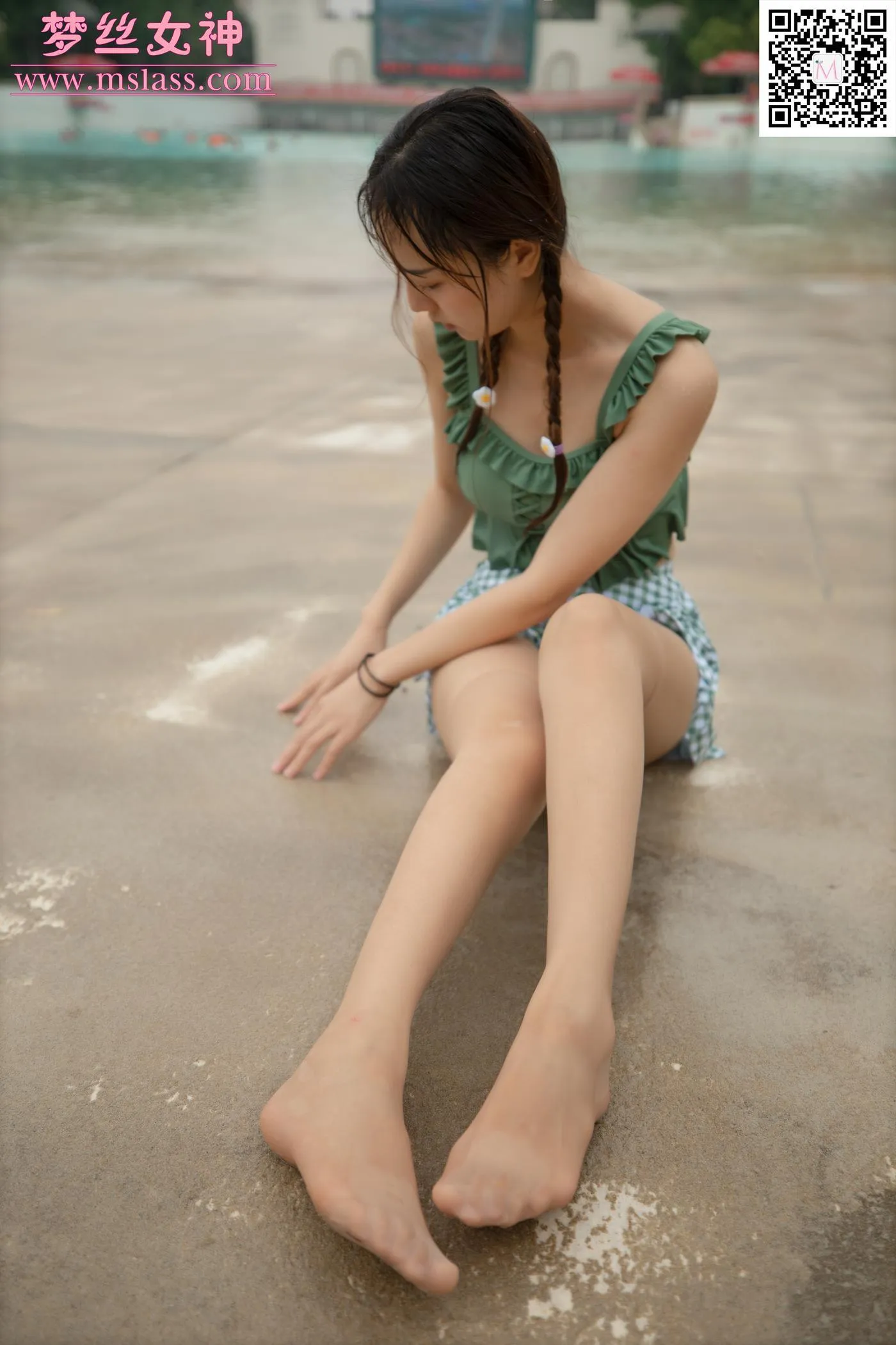 [MSLASS梦丝女神] 2020.07.03 NO.117 诗琪 泳池派对 [62P]插图5